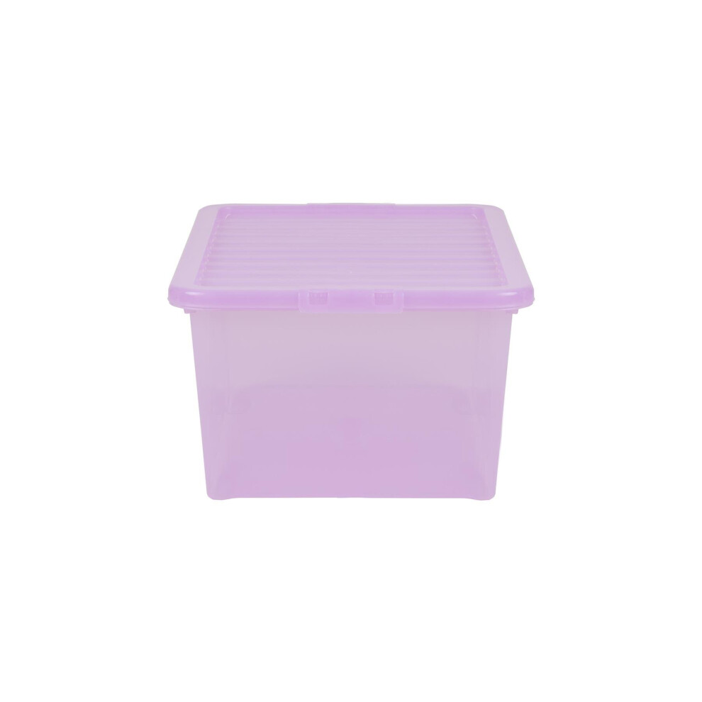 Wham Crystal 5x 60 Litre Plastic Storage Boxes