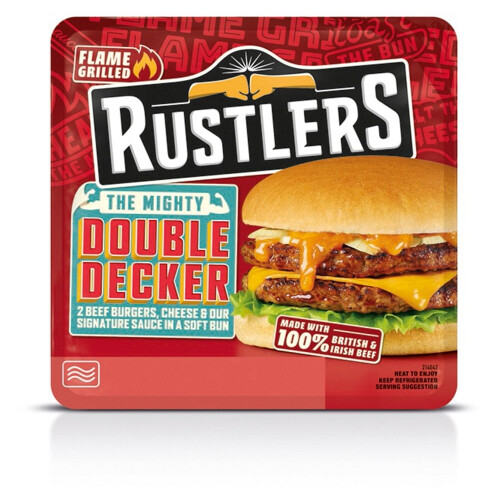 Rustlers The Mighty Double Decker 237g ( pack of 4 )