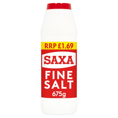 Saxa Salt Fine 675g ( pack of 12 ) 1