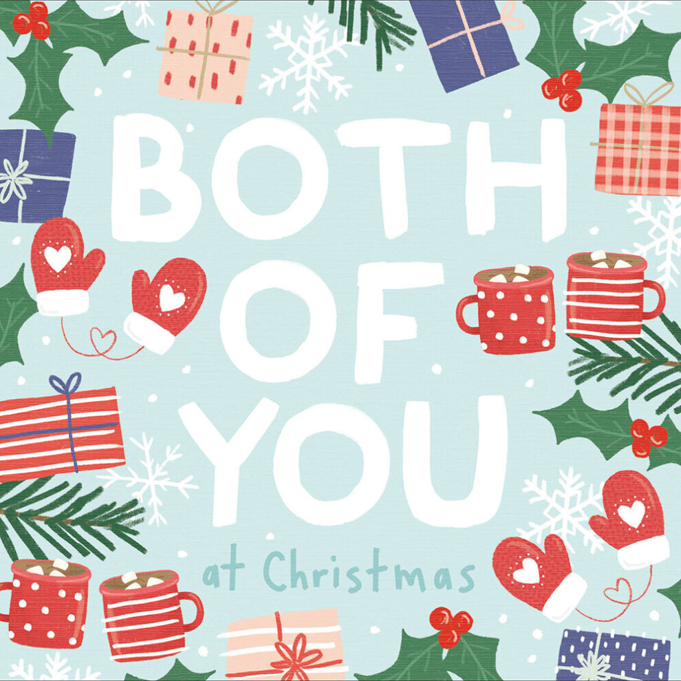 Woodmansterne Candy Cane Lane To Both Of You Contemporary Christmas Card Xmas Greeting Cards