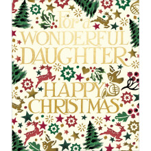 Emma Bridgewater Wonderful Daughter Festive Christmas Card Xmas Greeting Cards