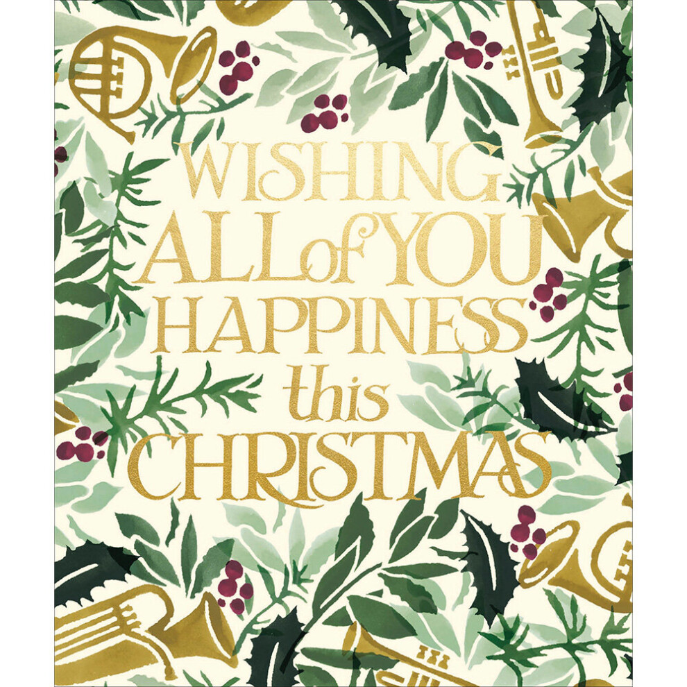 Woodmansterne Emma Bridgewater To All Of You Festive Christmas Card Xmas Greeting Cards