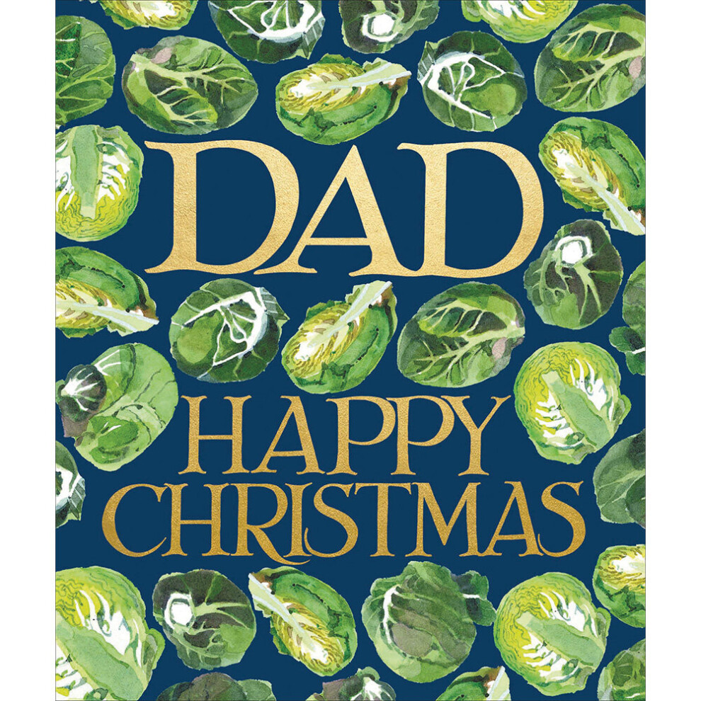 Emma Bridgewater Dad Sprouts Festive Christmas Card Xmas Greeting Cards