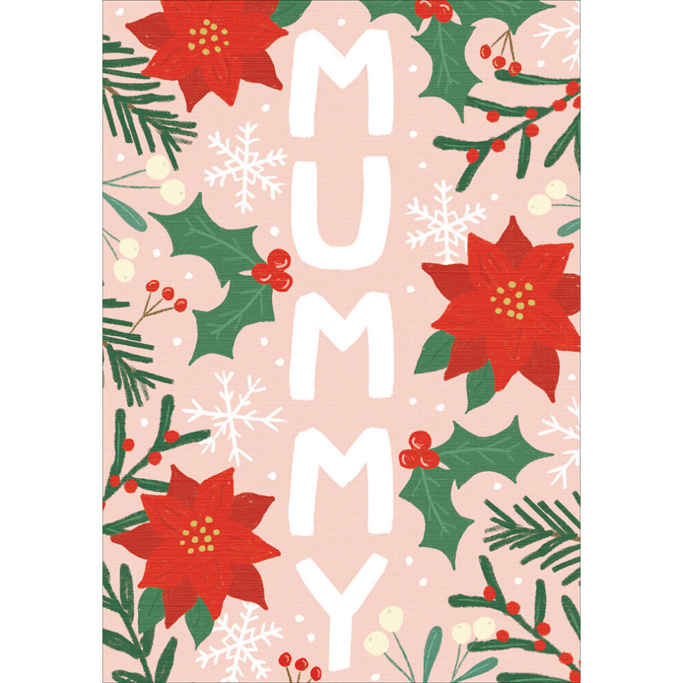 Woodmansterne Candy Cane Lane To Mummy Contemporary Christmas Cardxmas Greeting Cards