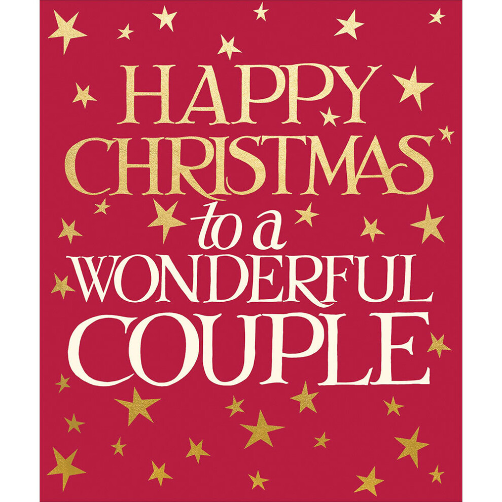 Woodmansterne Emma Bridgewater Wonderful Couple Festive Christmas Card Xmas Greeting Cards