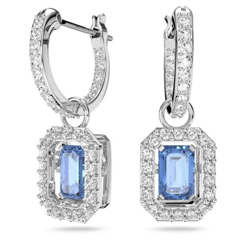 Swarovski Swarovski Sugar Smart White Gold Blue Earrings