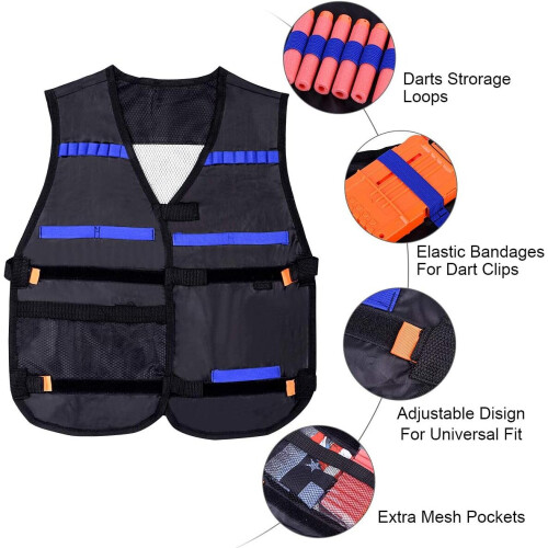 tactical vest jacket set Nerf N-Strike Elite Set, children's nerf vest 1