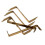Z-Clips For Stretched Canvas Picture Frame Coppered Pack of 100 1