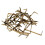 Z-Clips For Stretched Canvas Picture Frame Coppered Pack of 100 2