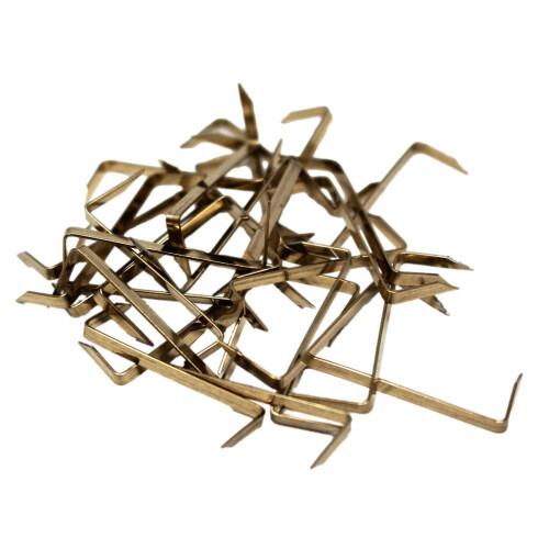 Z-Clips For Stretched Canvas Picture Frame Coppered Pack of 100 1