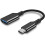 On The Go USB Host Adapter Cable USB Type C to USB A Female OTG Cable 1