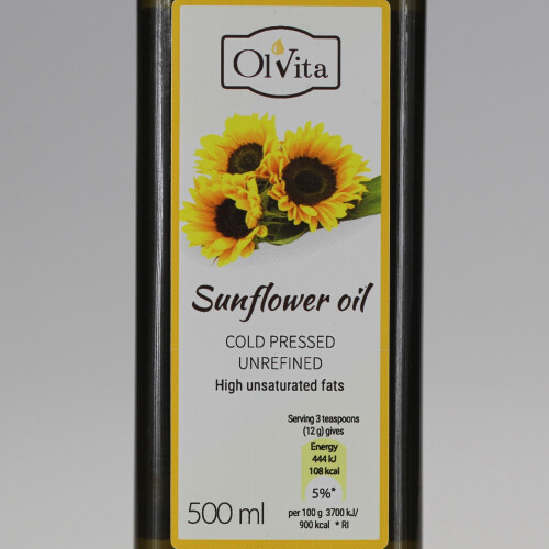 Napraforgóolaj 500 ml - OLVITA 2