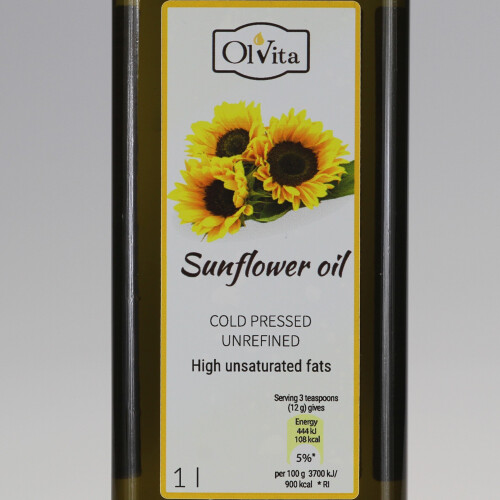 Auringonkukkaöljy 1000ml - OLVITA 2