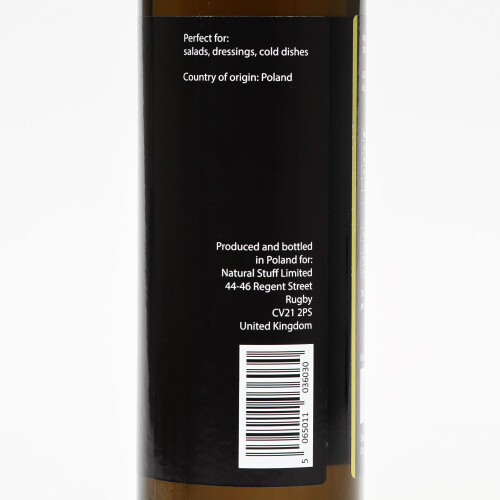 Rapeseed oil, cold-pressed, unrefined - Purillo 500 ml 1