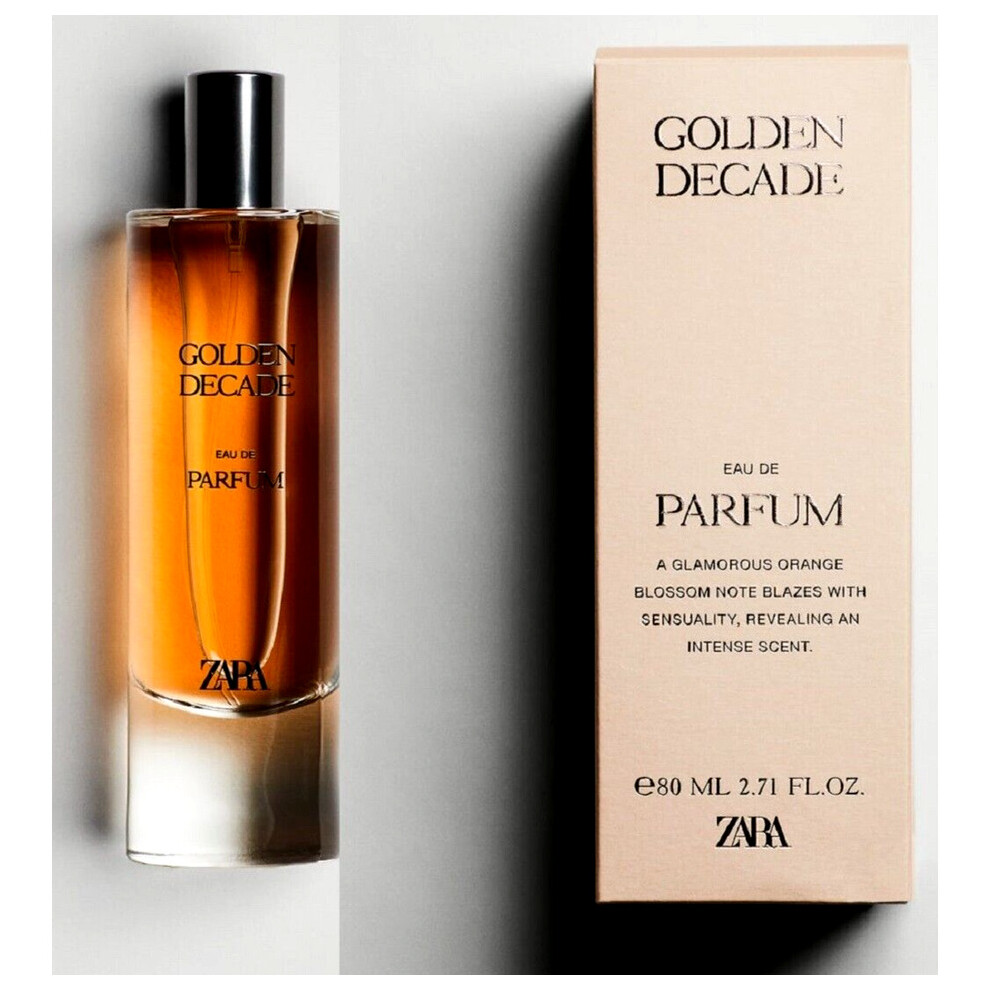 Zara Golden Decade Women Eau De Parfum Fragrance 80 ML (2,71 OZ)