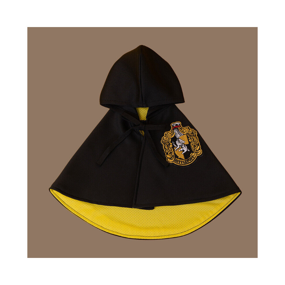 (Yellow, L) Harry Potter Cat Dog Cloak Harry Potter Pet Cloak Magic Academy Clothes