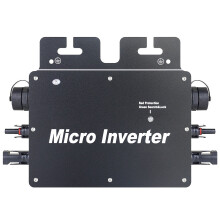 800W Grid Tie Micro Solar Inverter 230VAC Micro Inverter MPPT Operating 20-50V with WIFI Monitor IP65 Waterproof Black