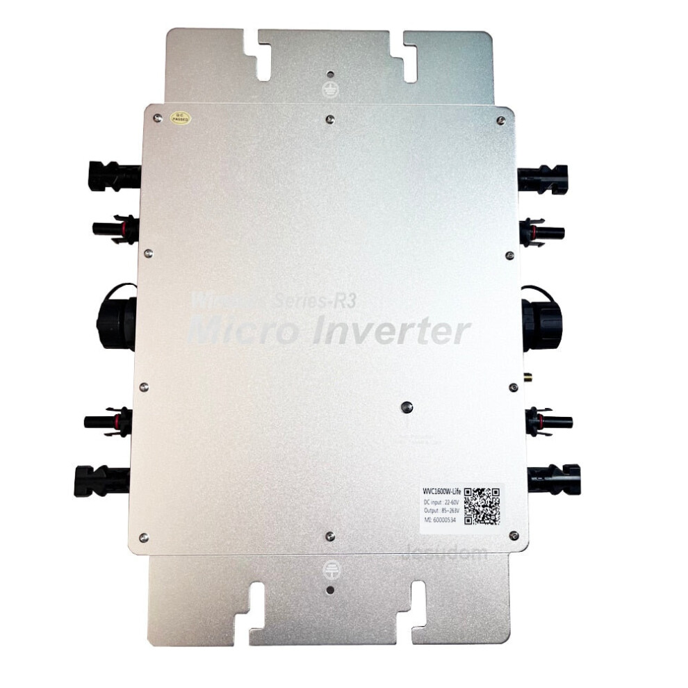 1600W Wireless Micro Inverter WVC Solar Grid Tie Converter DC22-60V to 120V230V Auto Switch