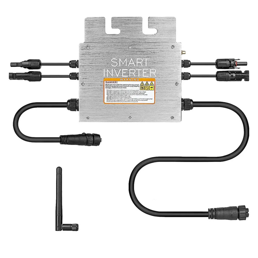 (1000W-Wifi) 600W 700W 800W 1000W Grid Tie Micro Solar Inverter Waterproof Ip65 Input 20-60V Output 110V 230V Wifi Pure Sine Wave Converter 9495687973760