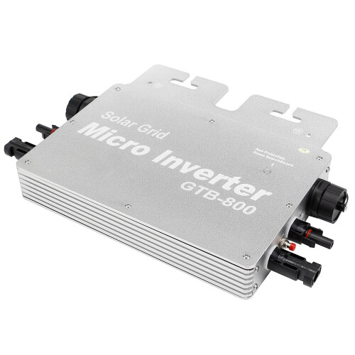 (Silver, 230V) 700W Grid Tie Micro Solar Inverter With Wifi Function Network Connection IP65 Waterproof 110V 230V Silver 1
