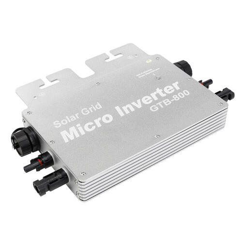 (Silver, 110V) 600W Grid Tie Micro Solar Inverter With Wifi Function Network Connection IP65 Waterproof 110V 230V Silver 2