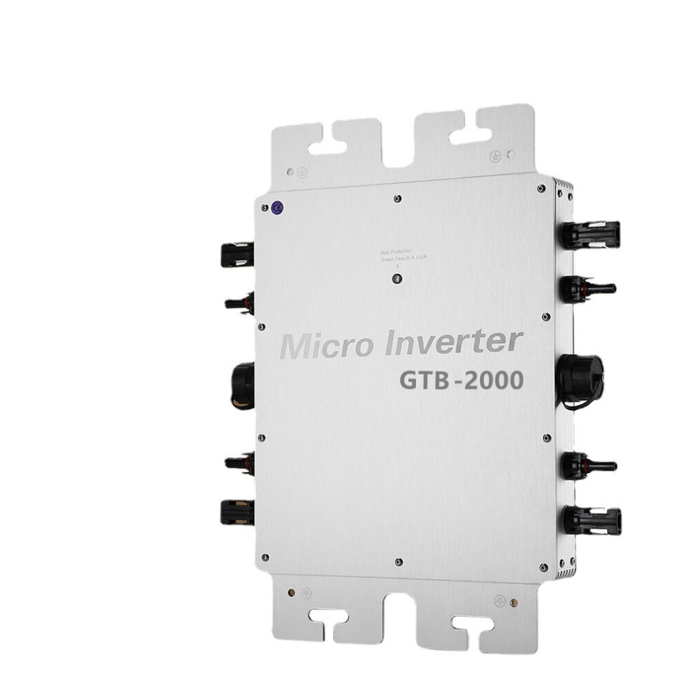 (2400W) Mppt Solar Grid Connected Micro Inverter Dc 22-60V To Ac 110V/230V Waterproof Ip65 Household Appliance Conver 9495687973678