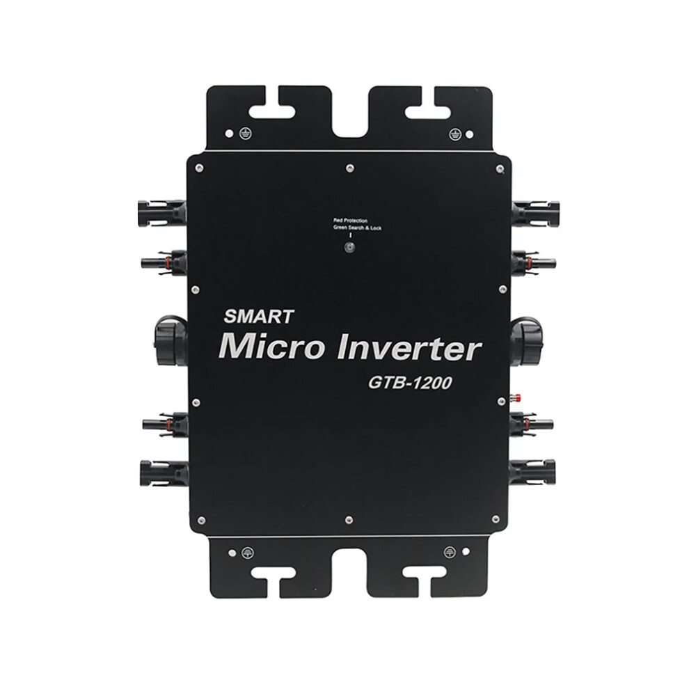 (, 110V) 2000W Micro Inverter 110V Or 220V 230V Mppt On Grid Solar System For Home Appliance Camping Waterproof Ip65 Black 9495687973043