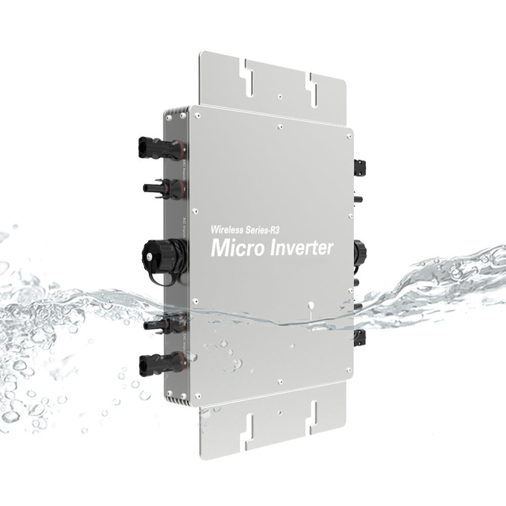 (WVC1200W -Life) 1400W Solar Grid Tie Inverter Input DC22V-60V to AC110V/220V WVC on grid Micro Power Inverter WIFI Version
