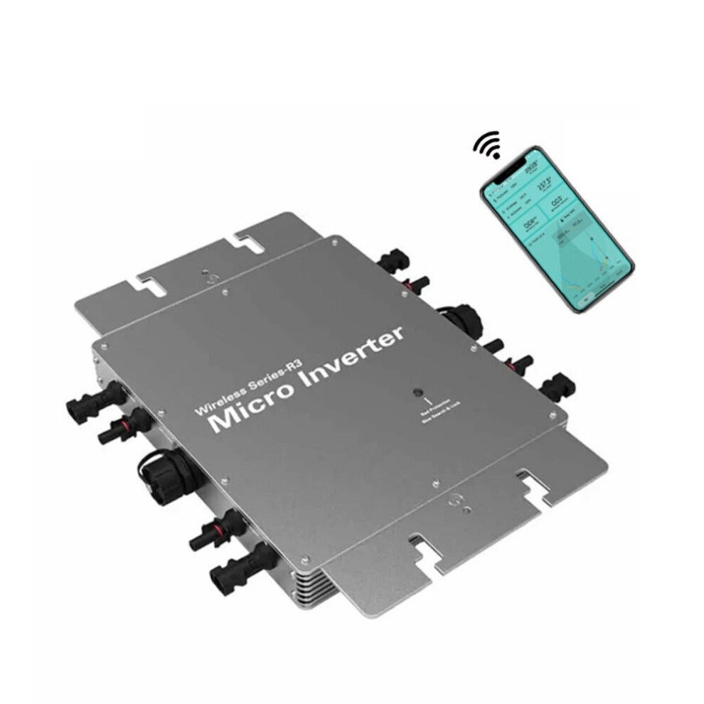 (2400W) Solar Microinverter 600W 800W 2000W 2400W 2800W Smart Mppt Ip65 Pv System Grid Tie Solar Micro Inverter With Wifi 9495687972282
