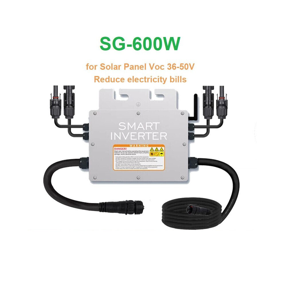 (700W-Wifi) 600/700/800/1000W Micro Solar Panel Smart Inverter Pure Sine Wave Home Inverter Mppt On Grid Tie Inversor Ip65 For 110V 230V 9495687973845