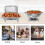 Stainless Steel Chafing Dish Buffet Set 8QT Rectangular×2+5QT Round×2 7