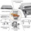 Stainless Steel Chafing Dish Buffet Set 8QT Rectangular×2+5QT Round×2 6