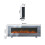 Living And Home (Grey, 72inch) LED Electric Fireplace with Remote Control 6