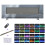 Living And Home (Grey, 72inch) LED Electric Fireplace with Remote Control 5