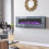 Living And Home (Grey, 60inch) LED Electric Fireplace with Remote Control 3