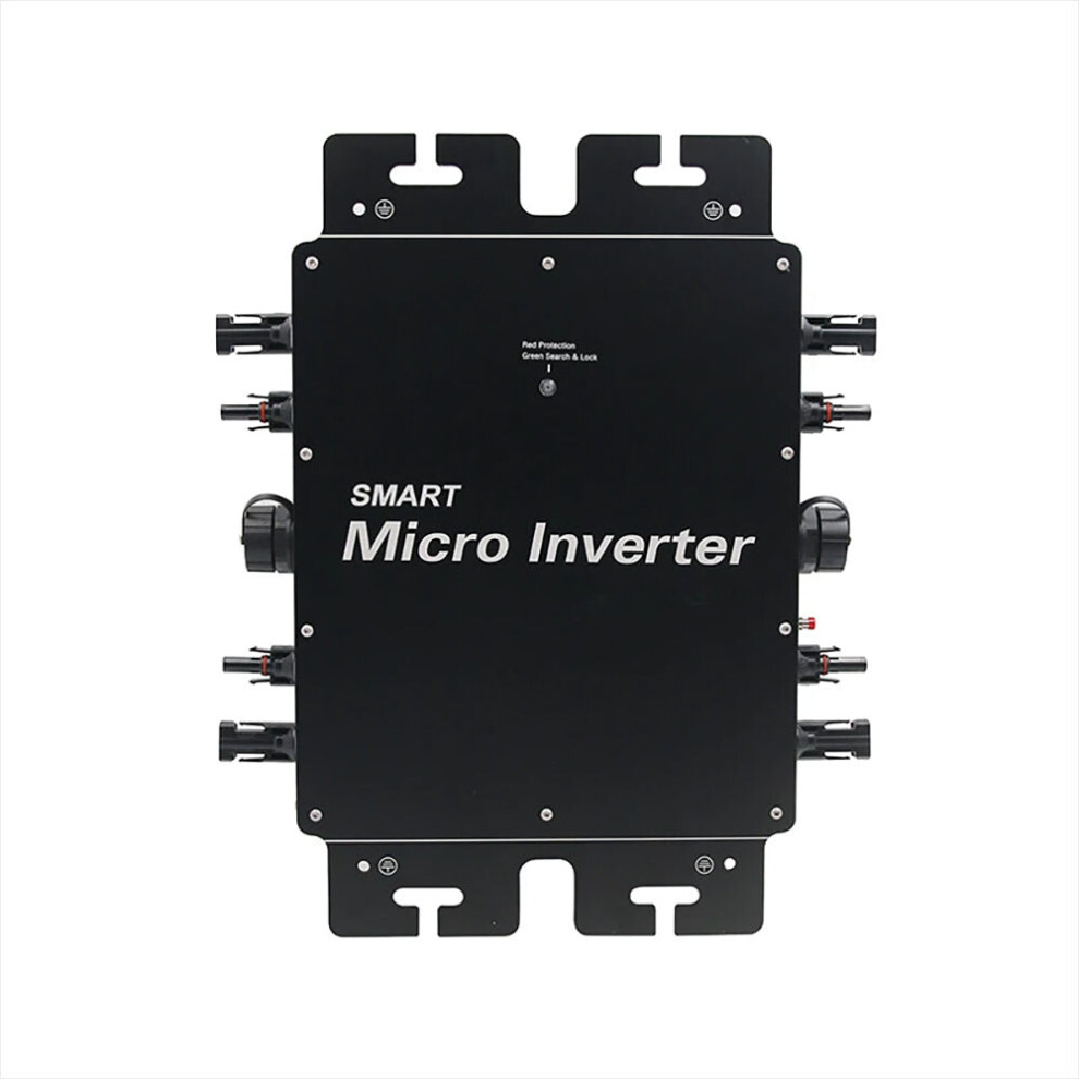 (, 1400W) Solar Micro Grid Tie Converter 1200W 1400W 1600W Mppt Output Ac 110V 220V 230V Waterproof Ip65 Solar Power Inverter Home Use Black 9495687973579