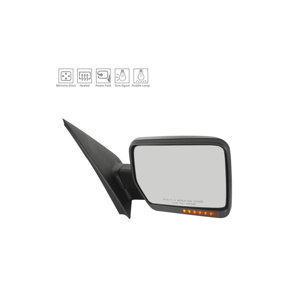 Collision A1fo372r Right Passenger Side Power View Mirror For 2007-2008 Ford F150 886931439436