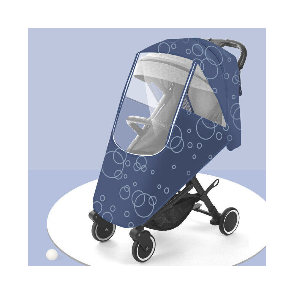 ( ) Baby Buggy Rain Cover Universal Raincover For Pushchair Stroller Pram Waterproof Dark Xylfly