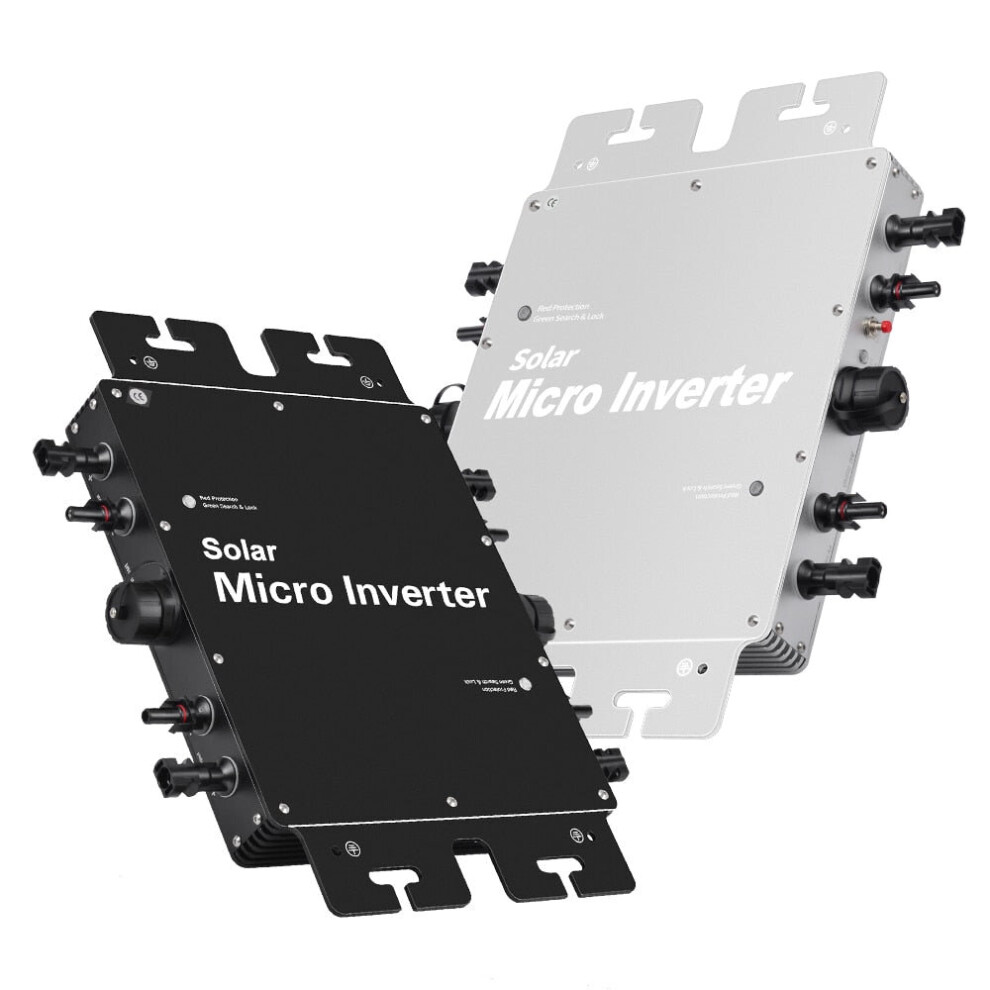 (2000W, 120Vac) 1200W/1400W/1600W/2000W Solar Grid Tie Inverter Input Dc22v-48V To Ac110v/220V Wvc On Grid Micro Power Inverter Wifi Version Green 9495687973302