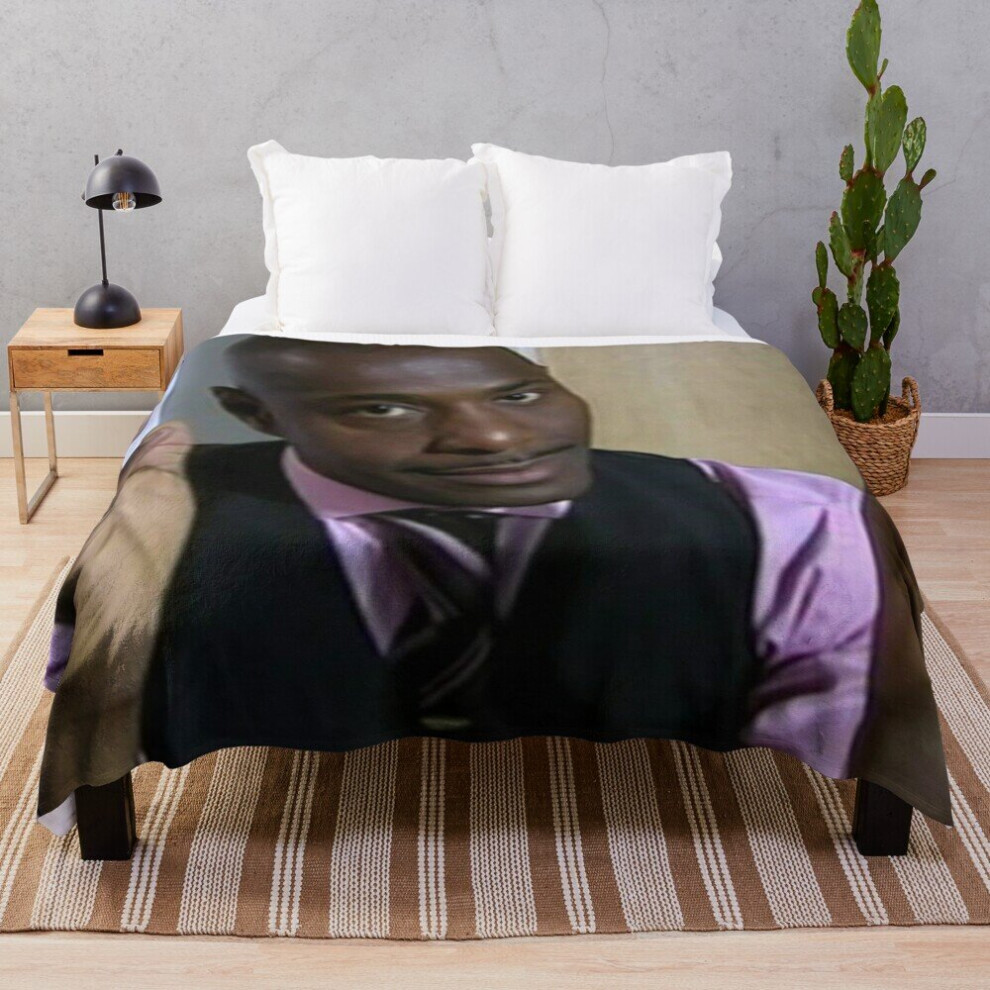 Fleece Throw Blanket Alan Johnson Peep Show for Sofa Couch Kids 60 x 50 Inches