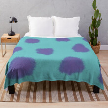 Fleece Throw Blanket Sully Monster for Sofa Couch Kids 60 x 50 Inches