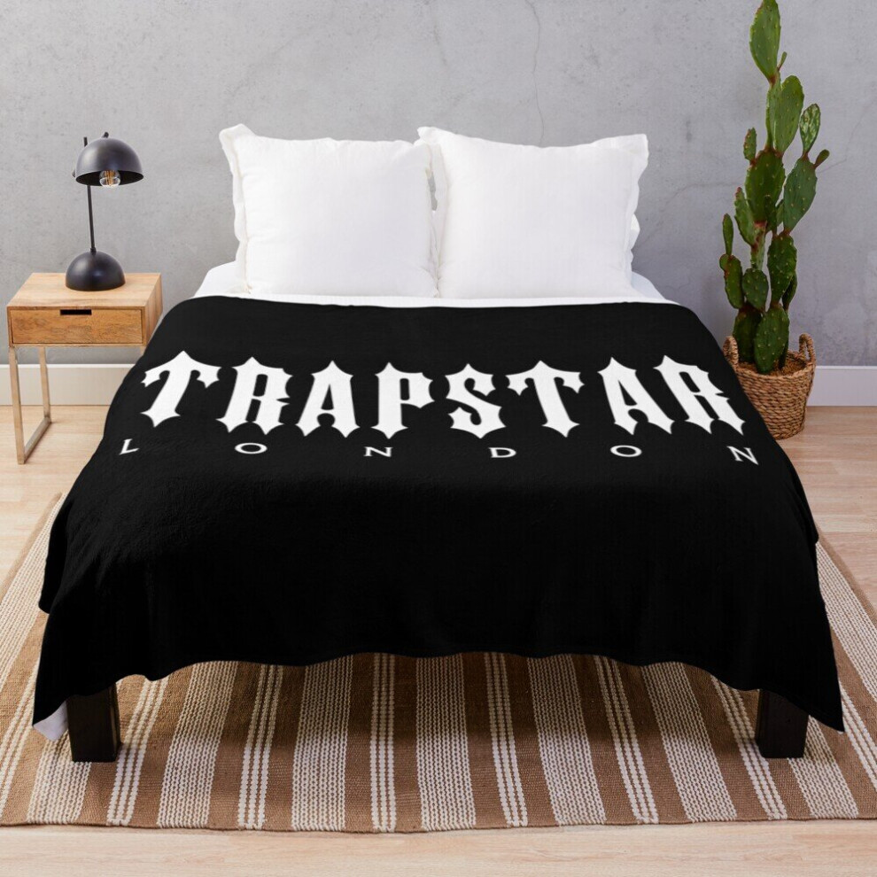 Fleece Throw Blanket Trapstars London for Sofa Couch Kids 60 x 50 Inches