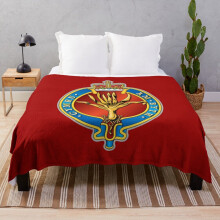 Fleece Throw Blanket WELSH GUARDS for Sofa Couch Kids 60 x 50 Inches