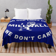 Fleece Throw Blanket Millwall for Sofa Couch Kids 60 x 50 Inches
