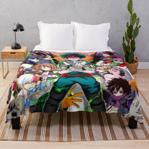 Fleece Throw Blanket My Hero Academia / Boku no Hero Academia Season 4 ...