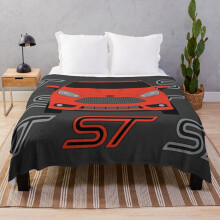 Fleece Throw Blanket Fiesta ST for Sofa Couch Kids 60 x 50 Inches