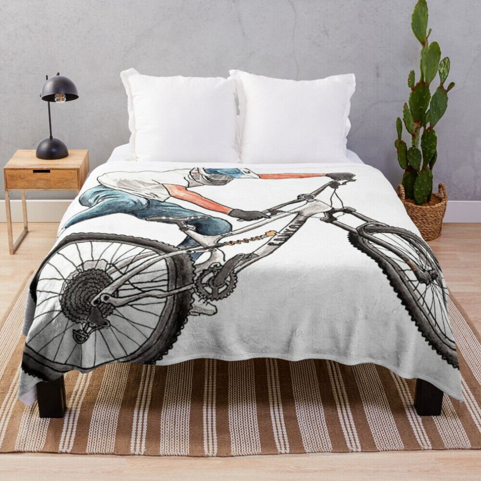 Fleece Throw Blanket Fabio Wibmer for Sofa Couch Kids 60 x 50 Inches