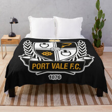 Fleece Throw Blanket Port vale for Sofa Couch Kids 60 x 50 Inches