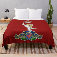 Fleece Throw Blanket ROYAL CORPS OF SIGNALS for Sofa Couch Kids 60 x 50 Inches