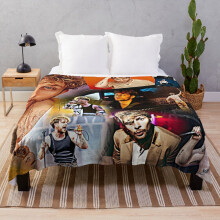 Fleece Throw Blanket tom grennan for Sofa Couch Kids 60 x 50 Inches